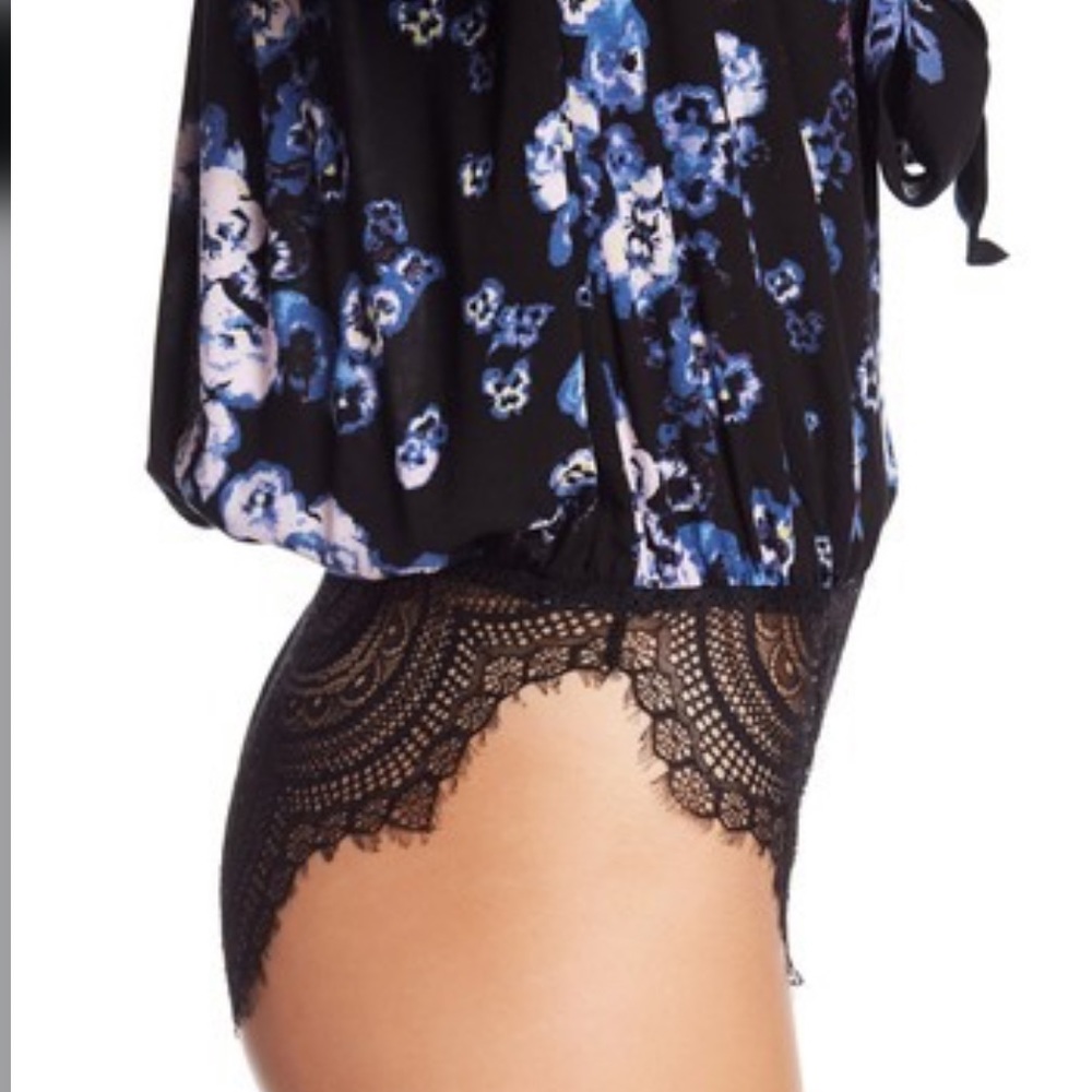 Free People Forties Feel Bell Sleeve Bodysuit S - Picture 6 of 15